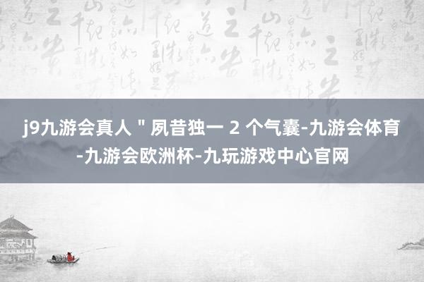 j9九游会真人＂夙昔独一 2 个气囊-九游会体育-九游会欧洲杯-九玩游戏中心官网