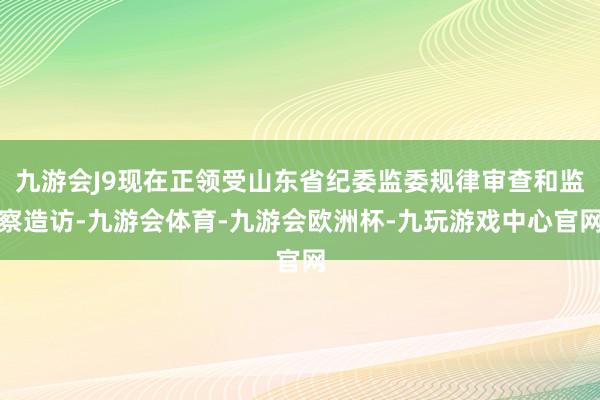 九游会J9现在正领受山东省纪委监委规律审查和监察造访-九游会体育-九游会欧洲杯-九玩游戏中心官网