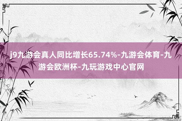 j9九游会真人同比增长65.74%-九游会体育-九游会欧洲杯-九玩游戏中心官网